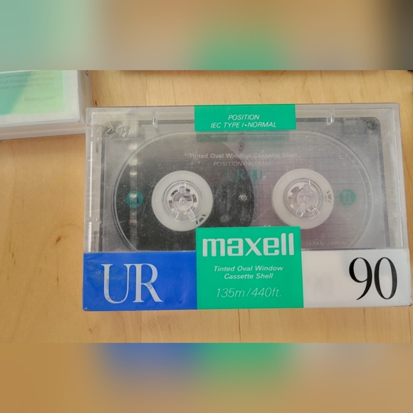 Lot Of 7 Maxell(2) 90 & Fuji(5) 60 Minute Blank Audio Cassette Tapes Normal - Picture 5 of 8